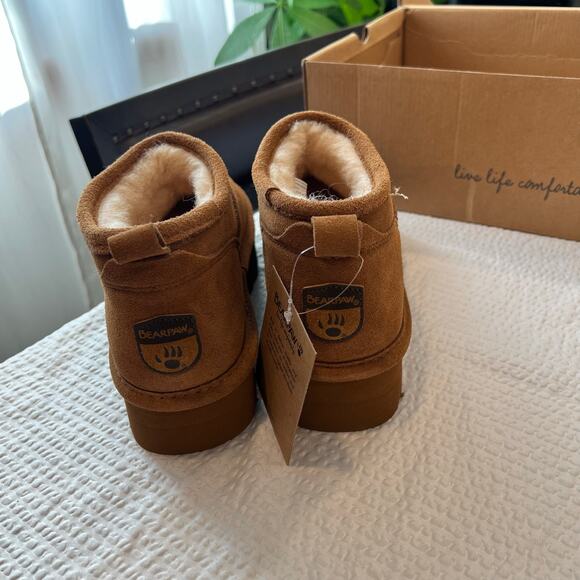 Bearpaw retro super shorty platform booties 8 women - Picture 5 of 12